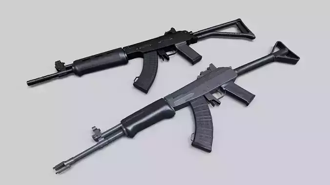 Finnish Assault Rifles Pack 3D Model Collection