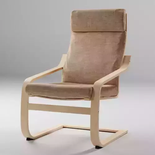 Poang Armchair high-poly