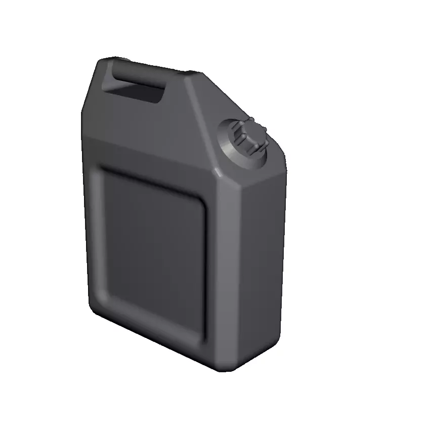 Jerrycan fuel canister Free 3D print model