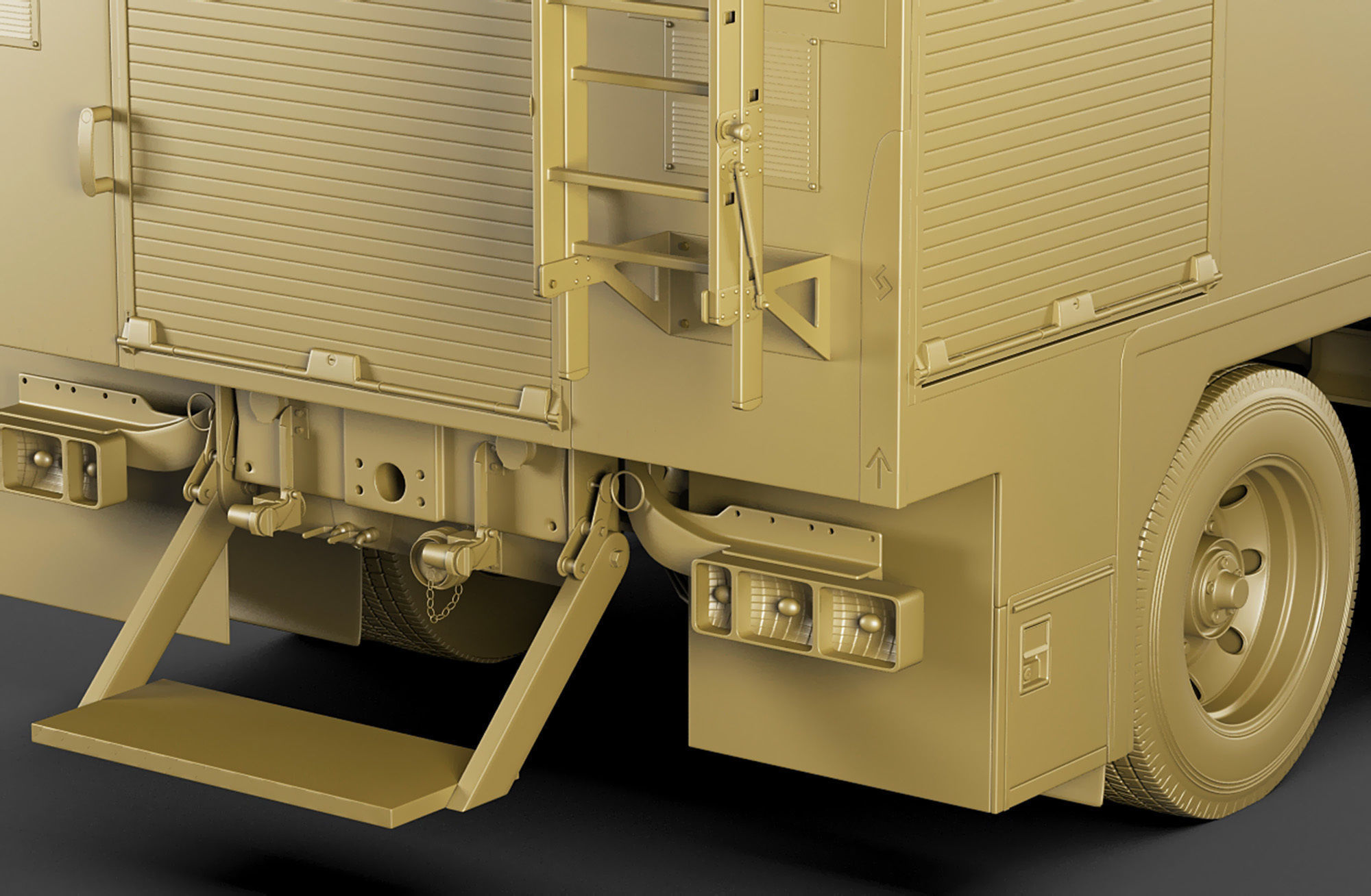 Fire Truck Mercedes Atego 3D model_20