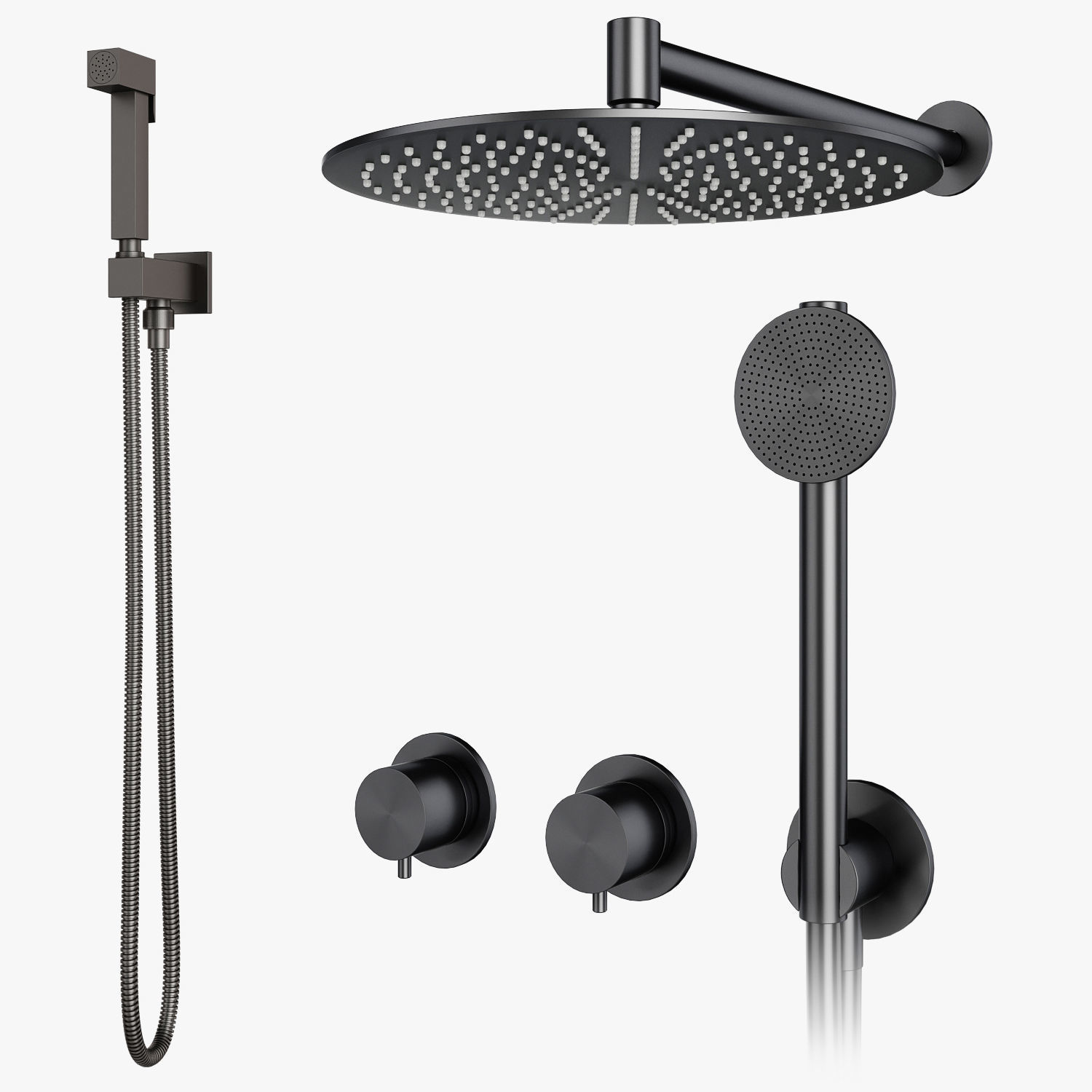 Shower systems Grohe and CEA set 113 3D model_5