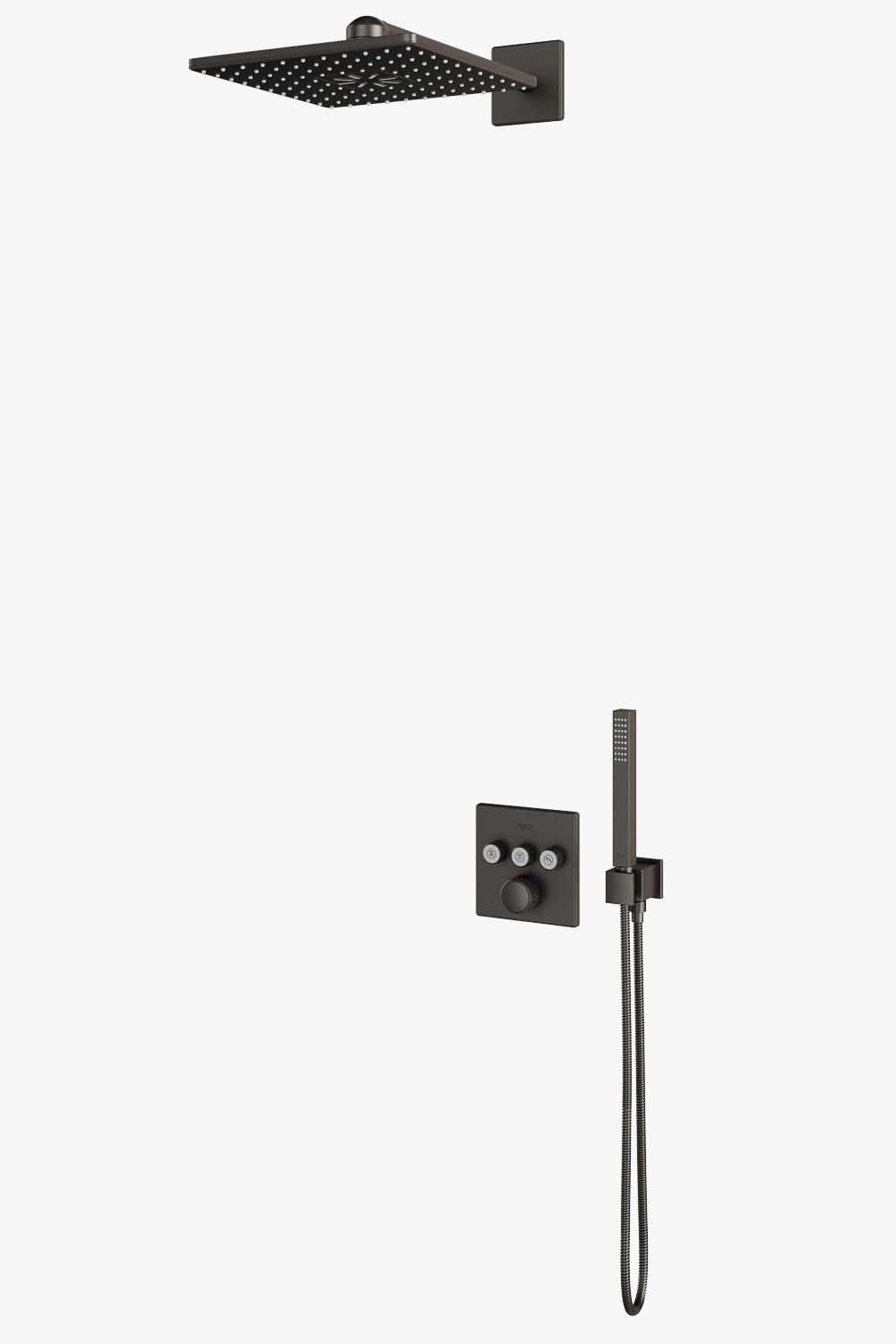 Shower systems Grohe and CEA set 113 3D model_17