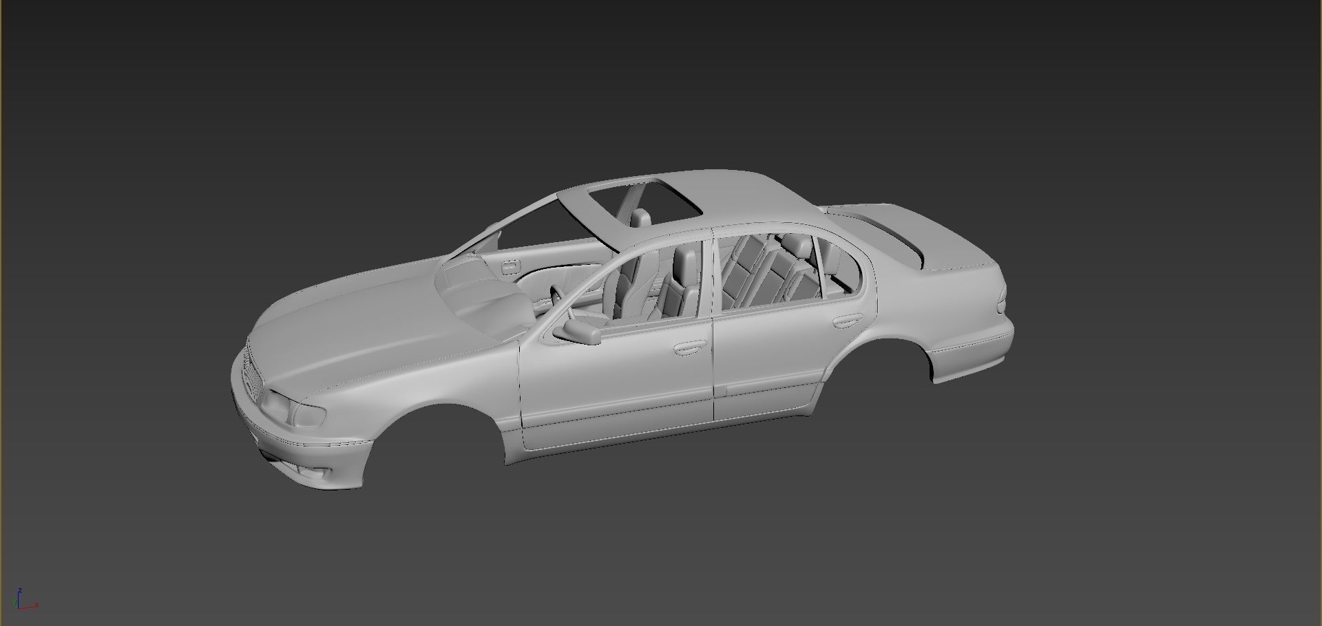 Infinity I30 1996 Body For Print 3D print model_1