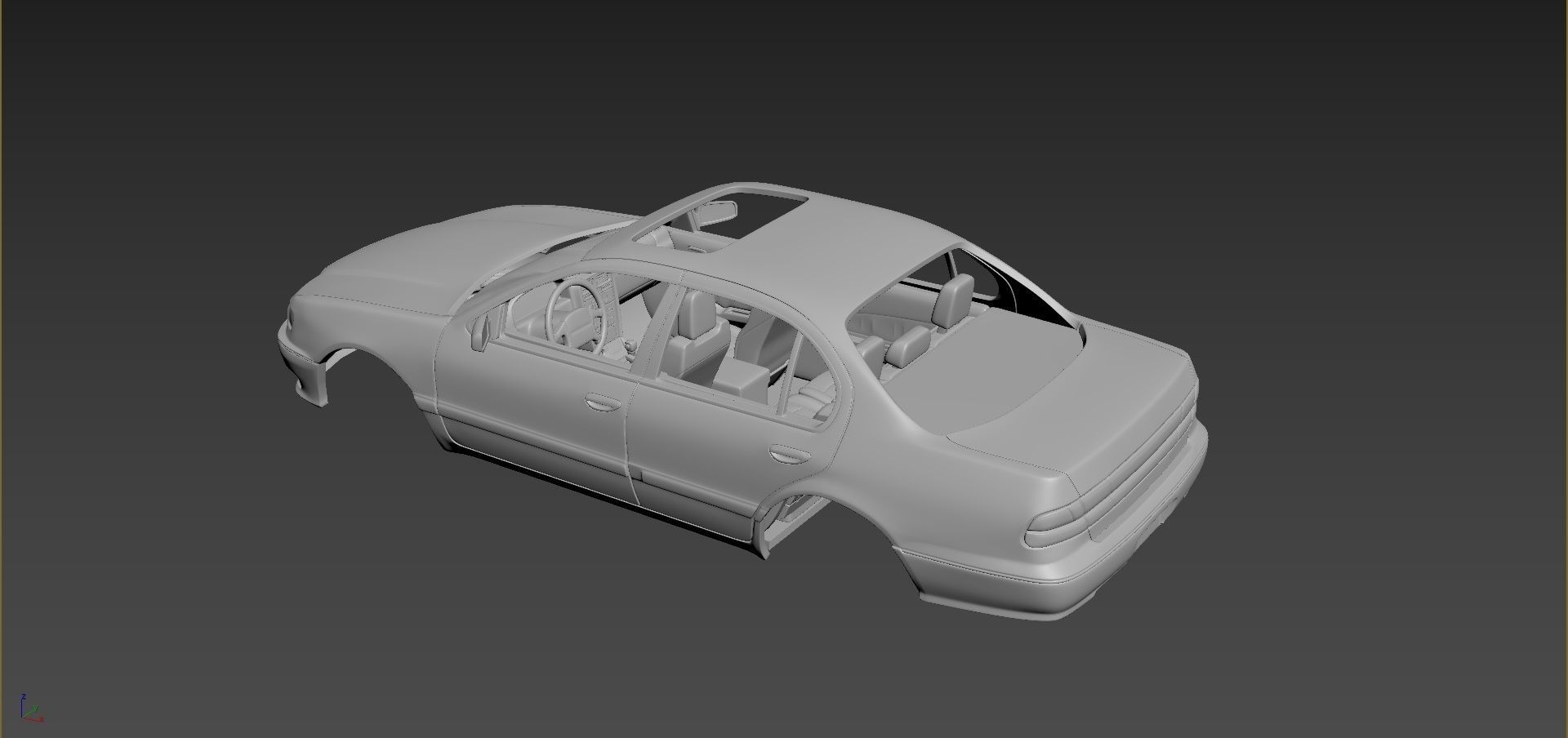 Infinity I30 1996 Body For Print 3D print model_2