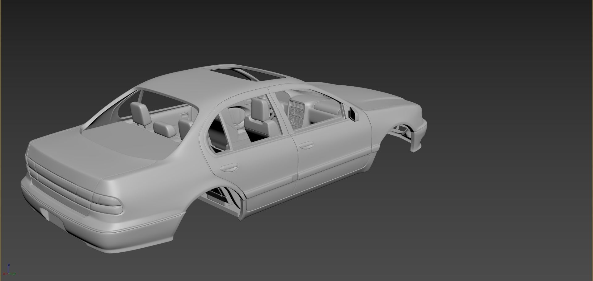 Infinity I30 1996 Body For Print 3D print model_4
