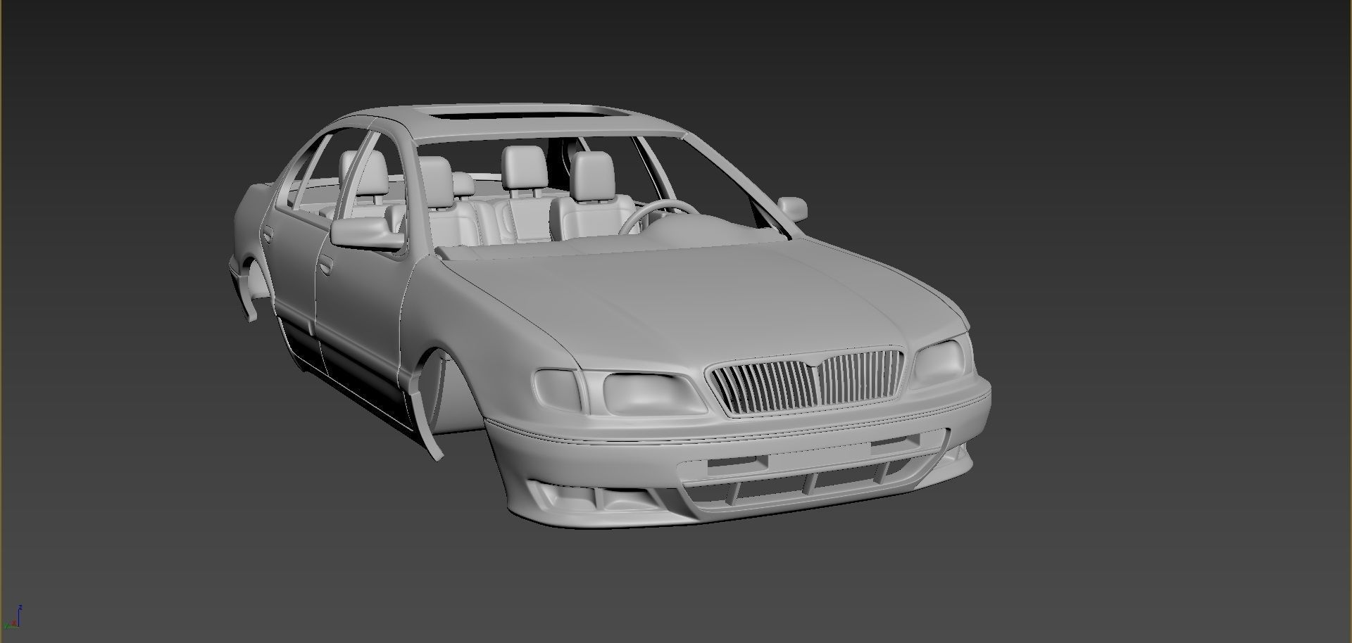 Infinity I30 1996 Body For Print 3D print model_5