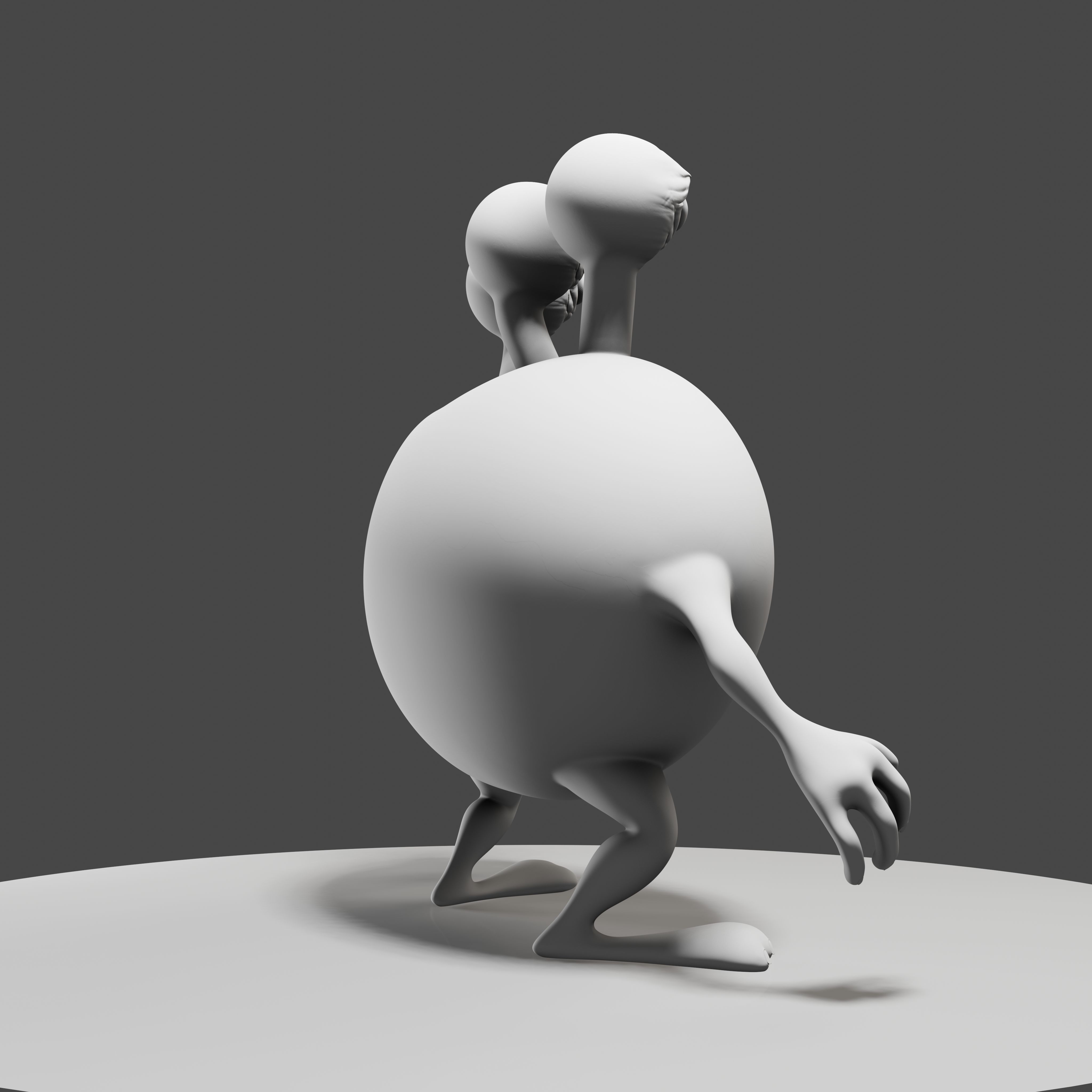 3 Eyes Monster - 3D Print Model 3D print model_20