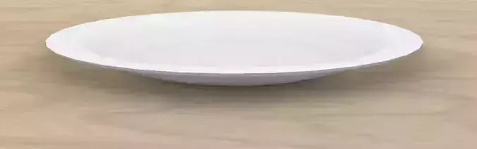 Plate bowl on wooden table