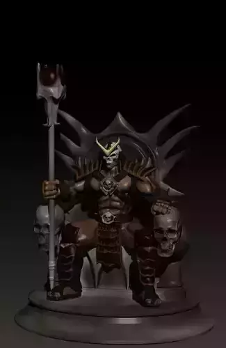 shao kan from Mortal Kombat 3D print model
