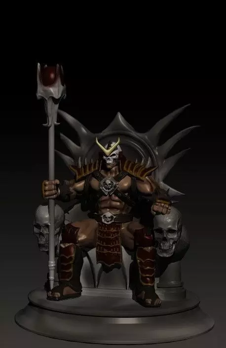 shao kan from Mortal Kombat 3D print model