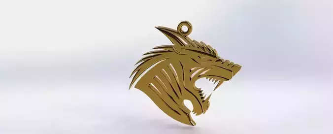 ALPHA WOLF PENDANT