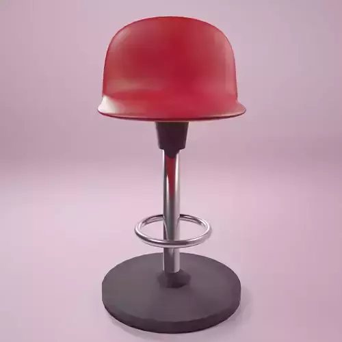 Red bar chair 