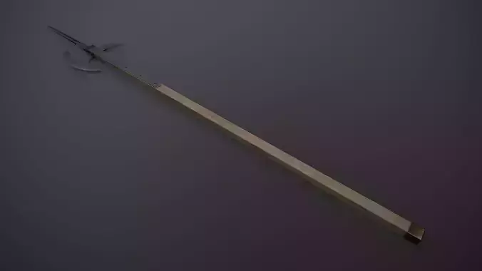 Poleaxe Low-poly 3D model