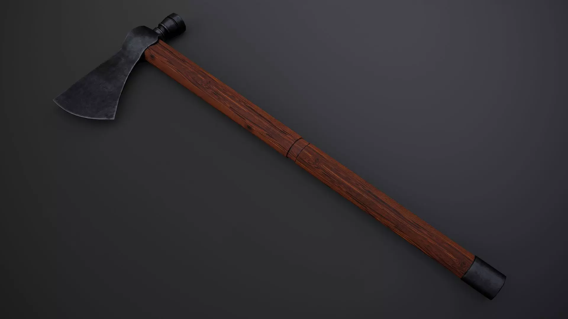Tomahawk axe Low-poly 3D model_0