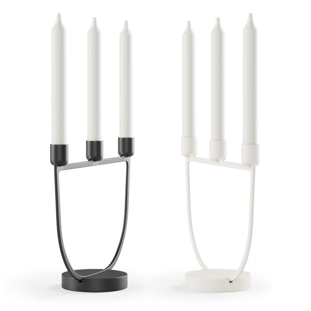 Muuto Open Candelabra  3D model_1