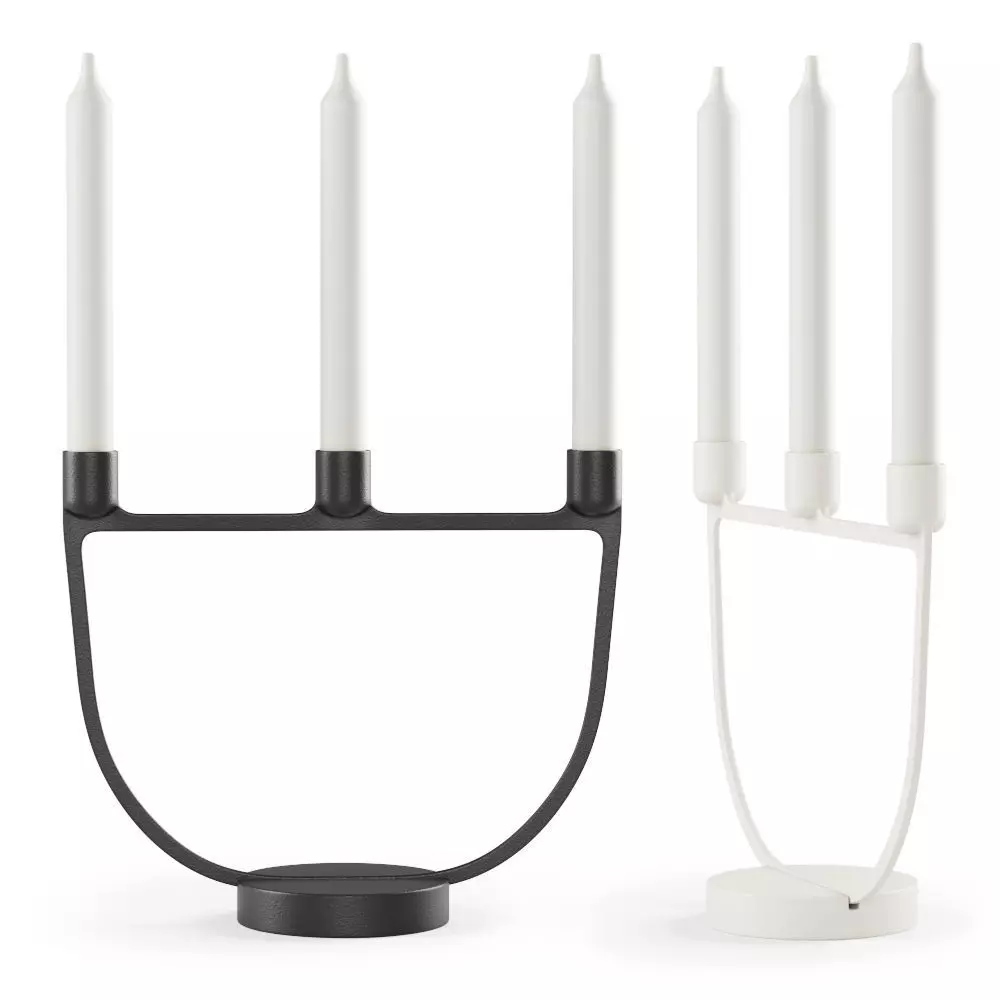 Muuto Open Candelabra  3D model_0