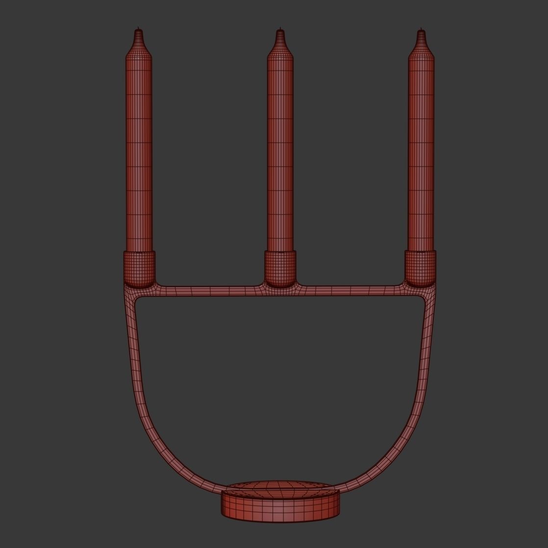 Muuto Open Candelabra  3D model_6