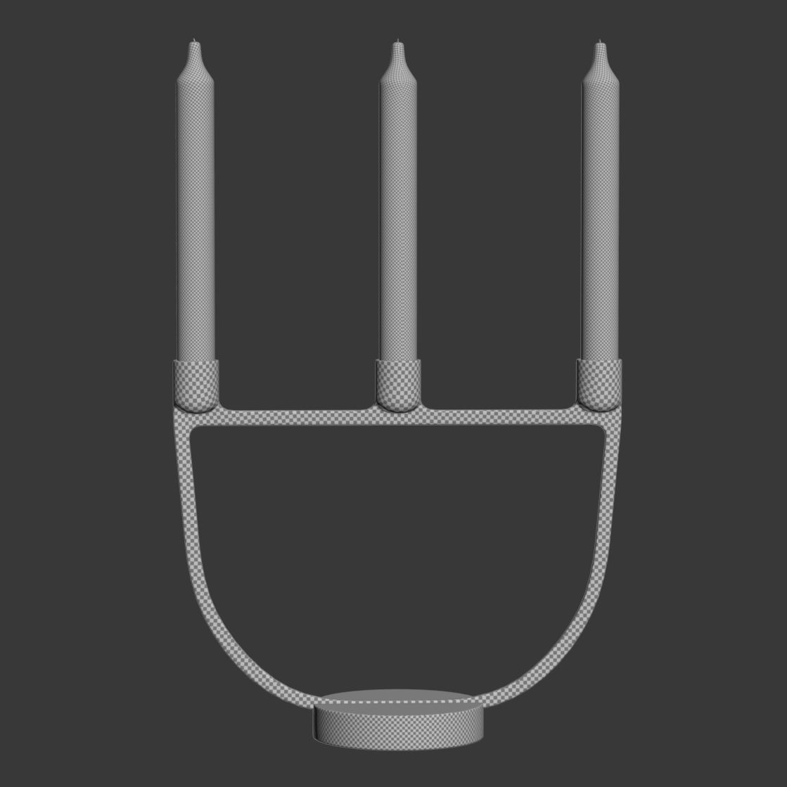 Muuto Open Candelabra  3D model_7