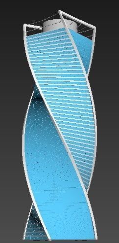 Moscow Twisted Evolution Tower 3D model_5