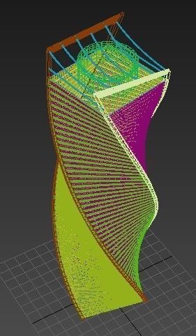 Moscow Twisted Evolution Tower 3D model_11