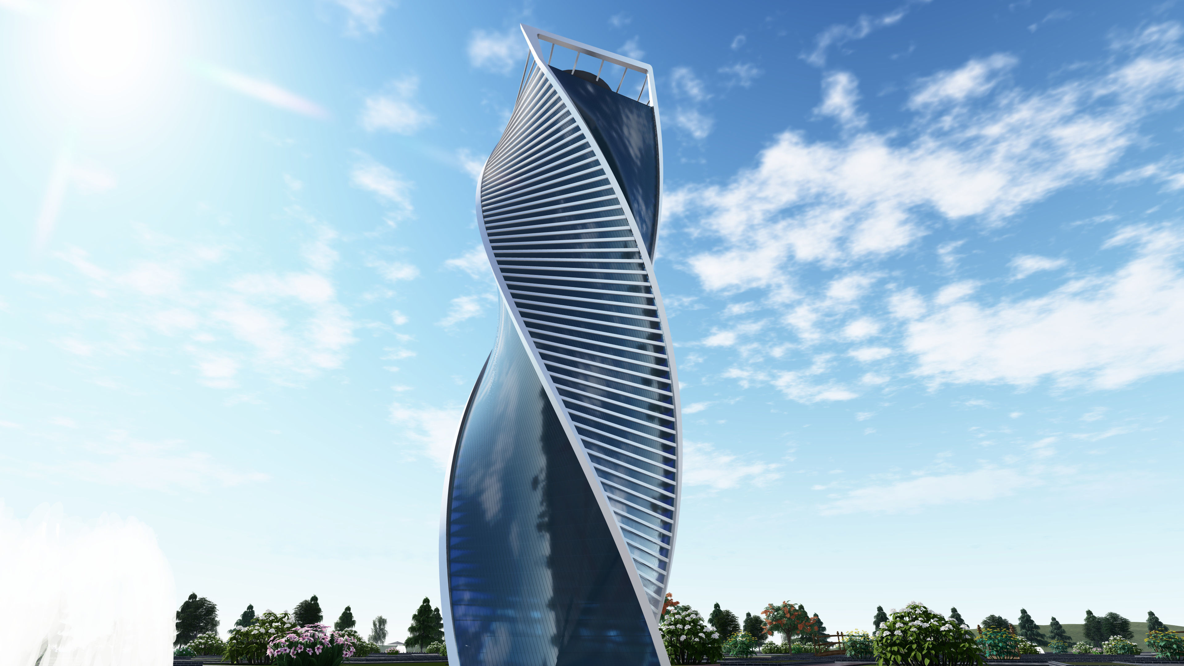 Moscow Twisted Evolution Tower 3D model_2