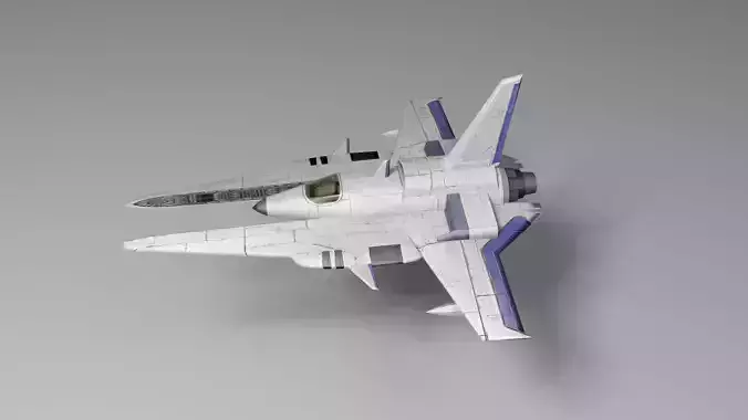 SciFi single-seater spaceship
