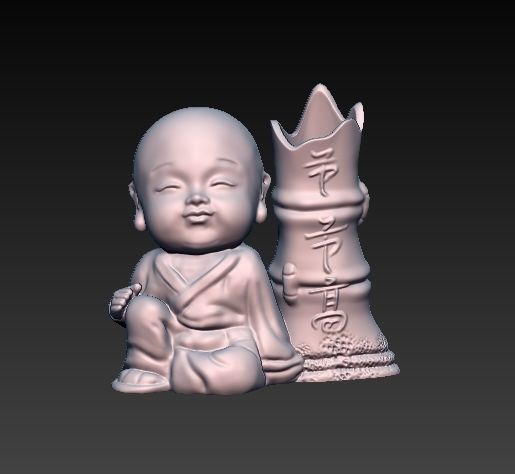 baby buda 3D print model_1