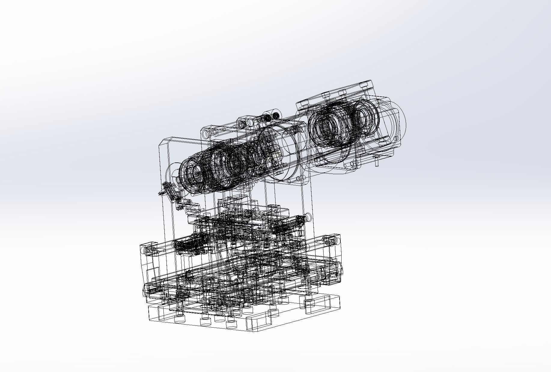 Angle automatic adjustment mechanism 3D model_21