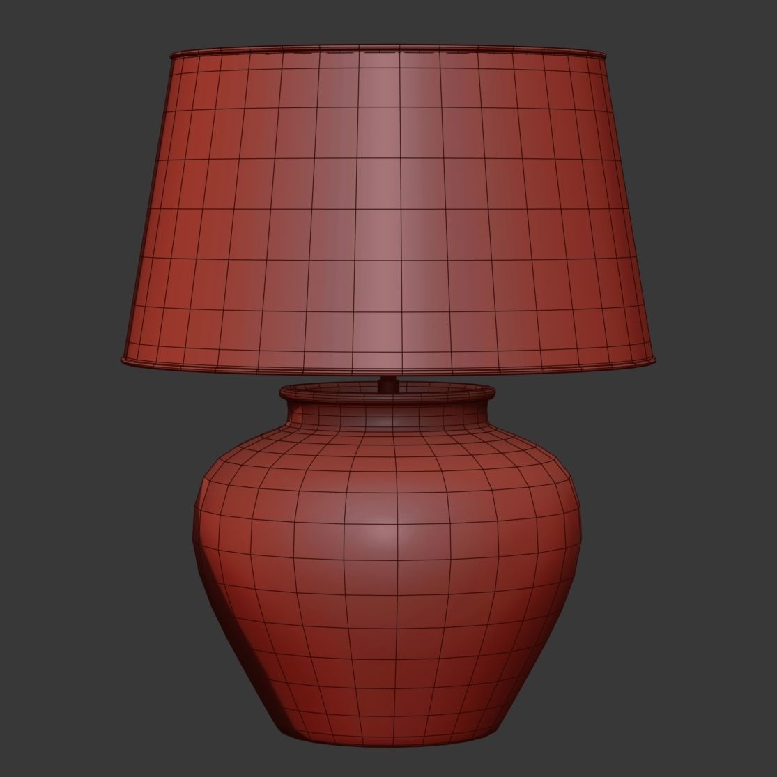 Jarron table lamp  3D model_4