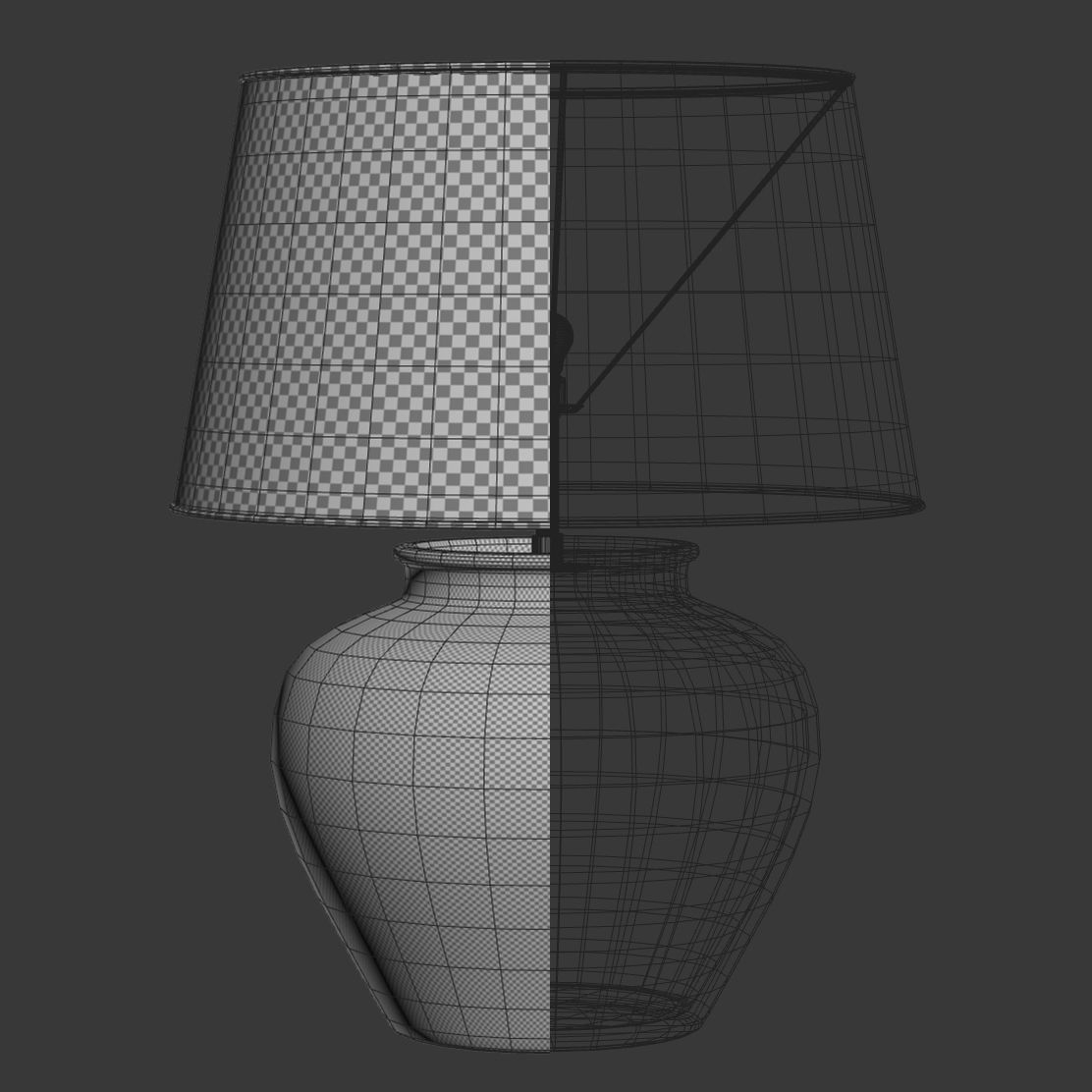 Jarron table lamp  3D model_3