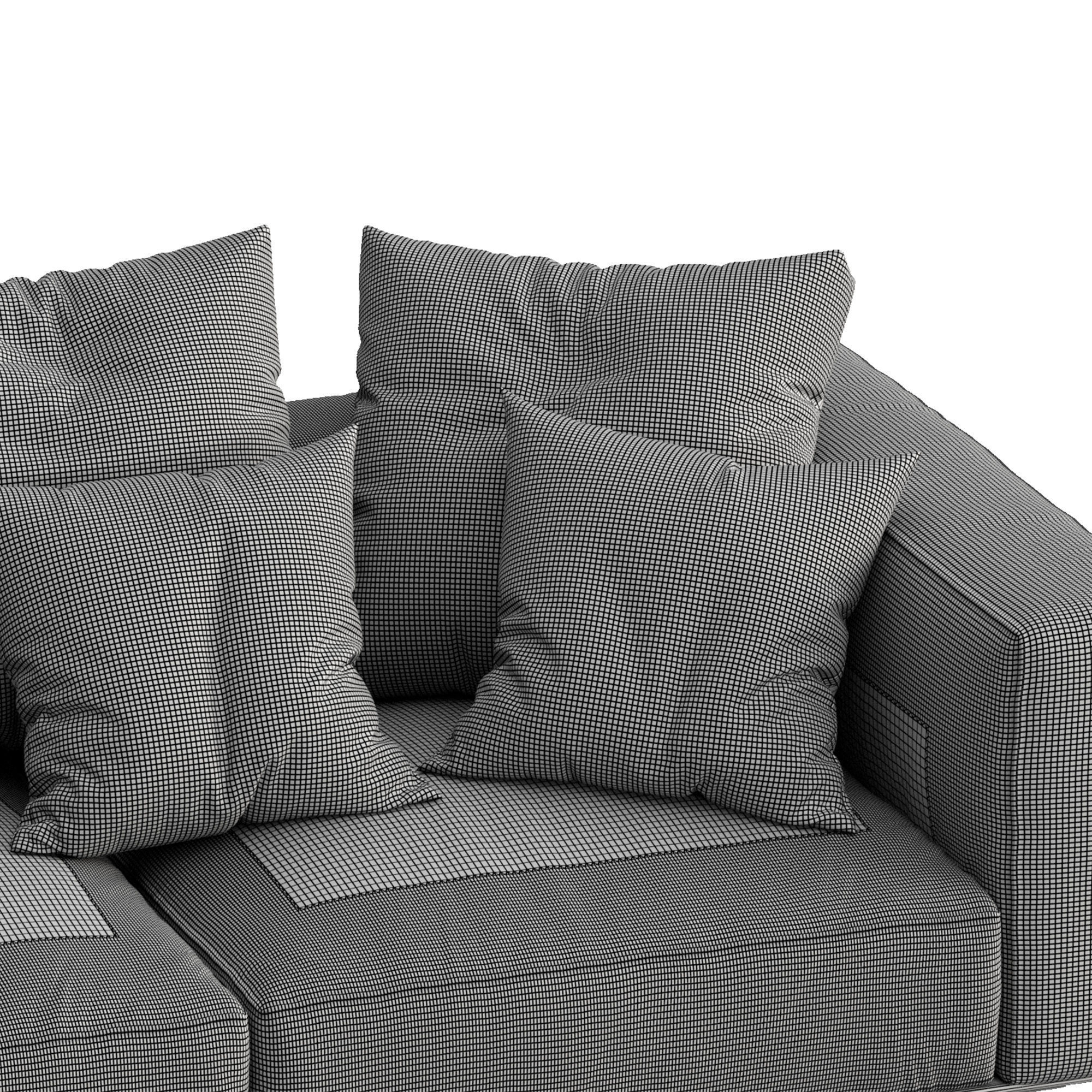 Flexform Sofa GRANDEMARE 3D model_4