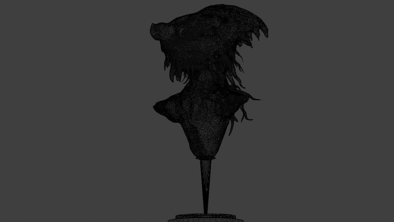 Creature Head - Sculpting 3D model_6