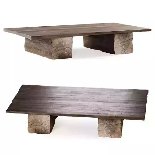 Wooden coffee table 