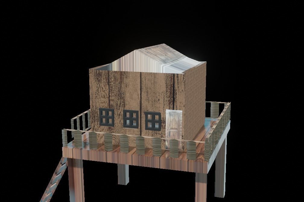 Mini House Free 3D model_1