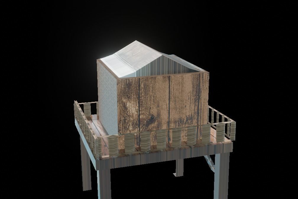 Mini House Free 3D model_6