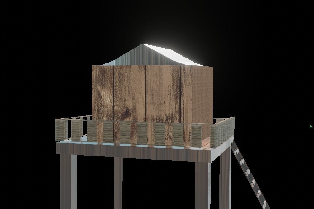 Mini House Free 3D model_10