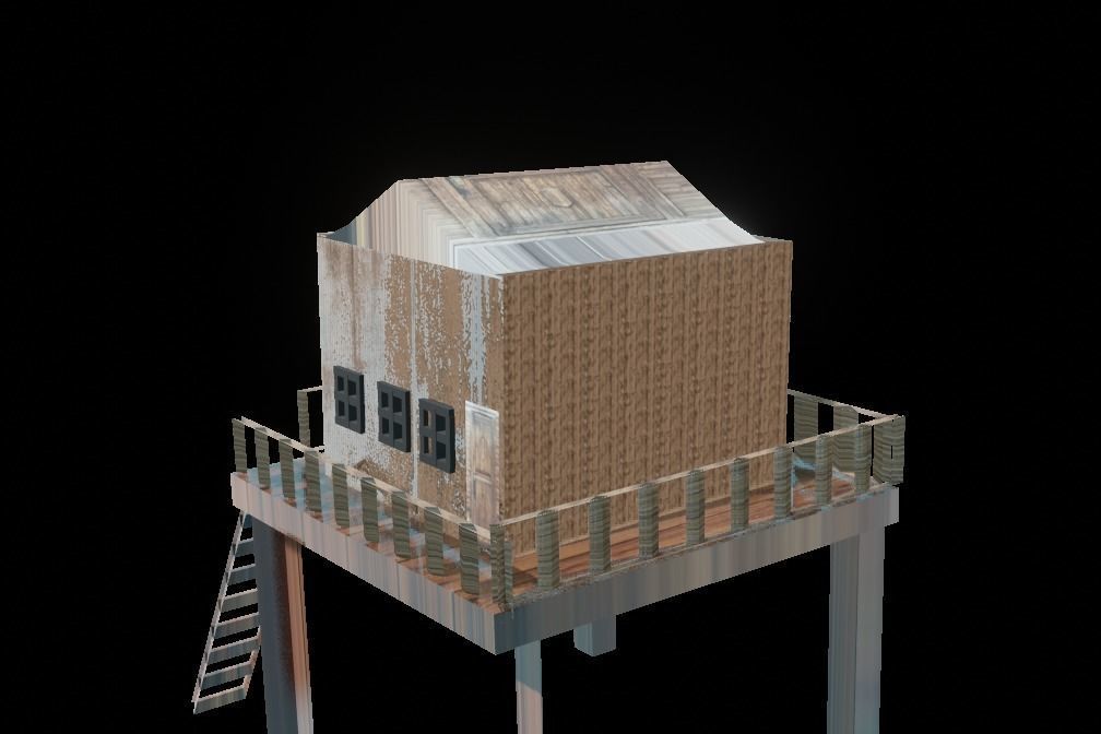 Mini House Free 3D model_2