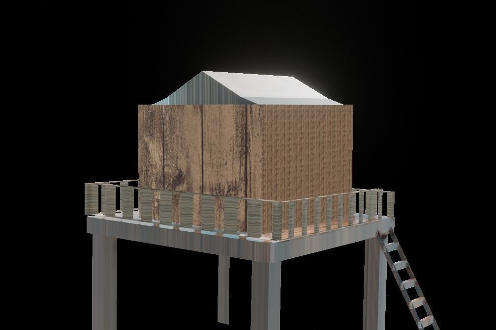 Mini House Free 3D model_11