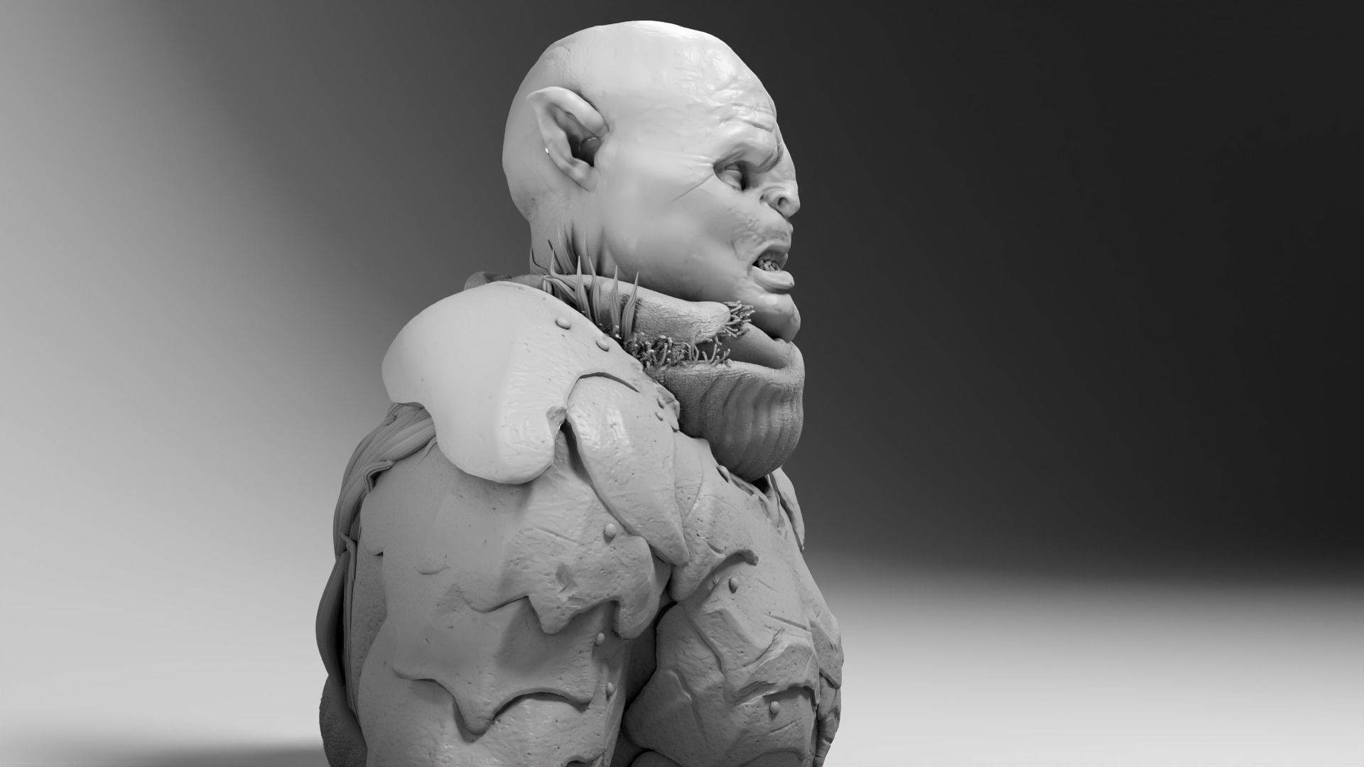 Lawrence Makoare -  Gothmog - Lord of the Rings 3D print model_9