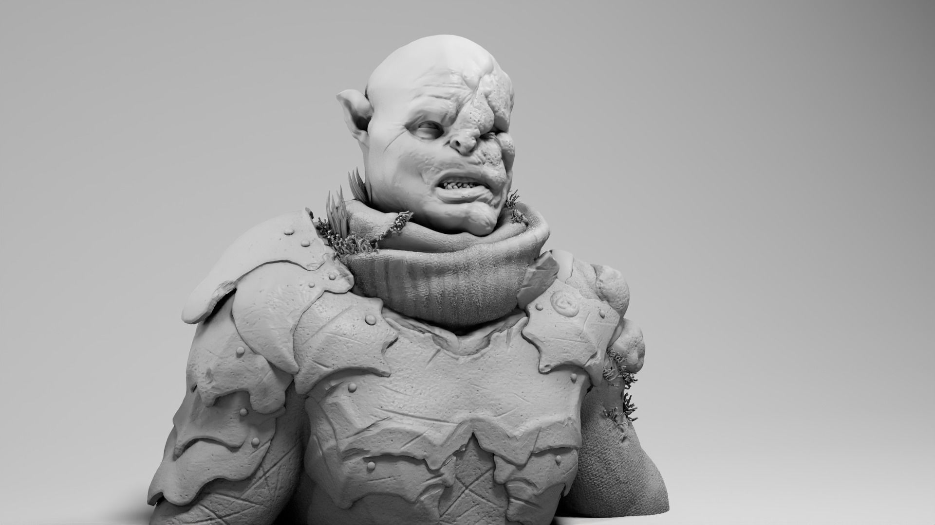 Lawrence Makoare -  Gothmog - Lord of the Rings 3D print model_4