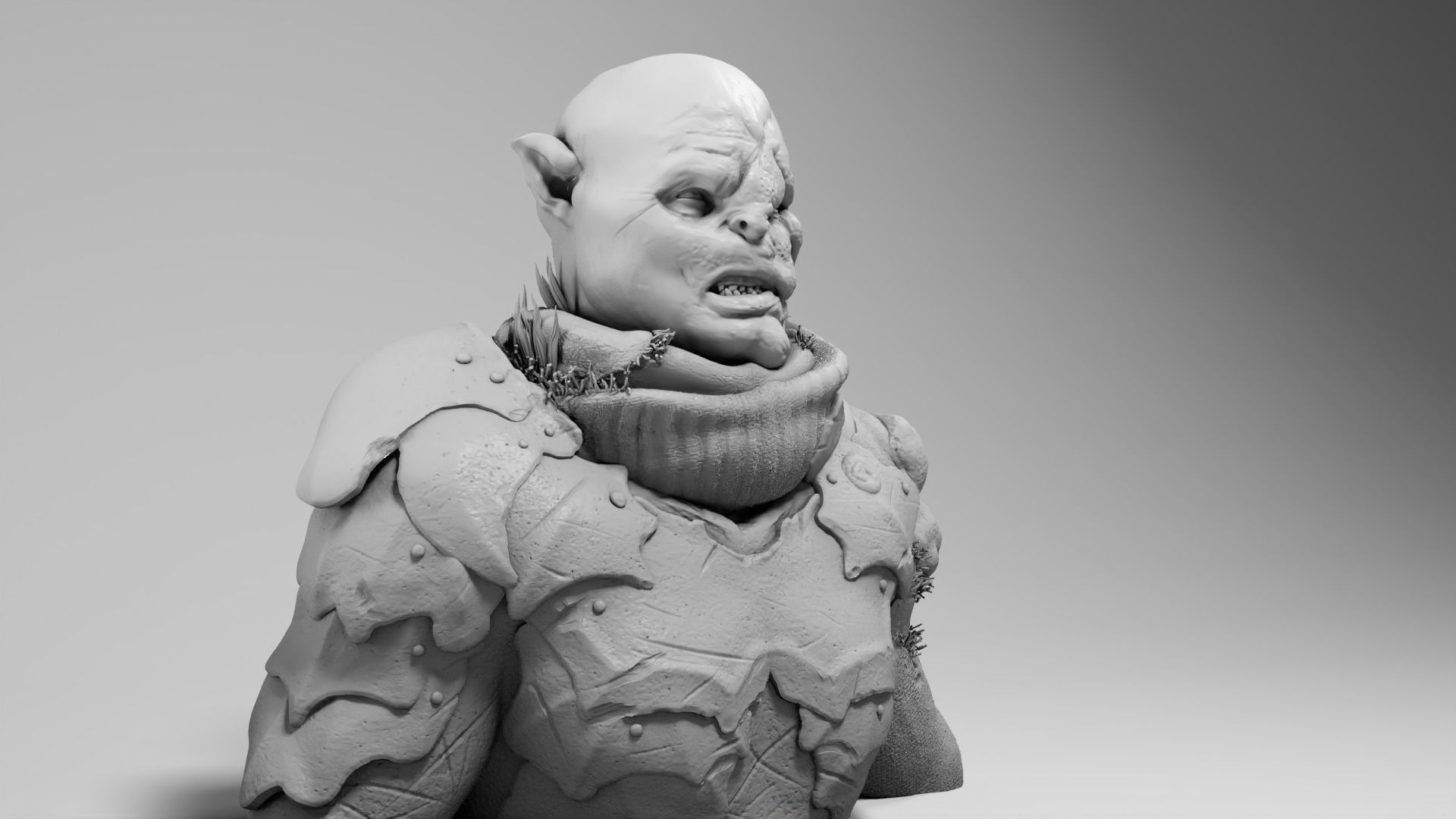 Lawrence Makoare -  Gothmog - Lord of the Rings 3D print model_5