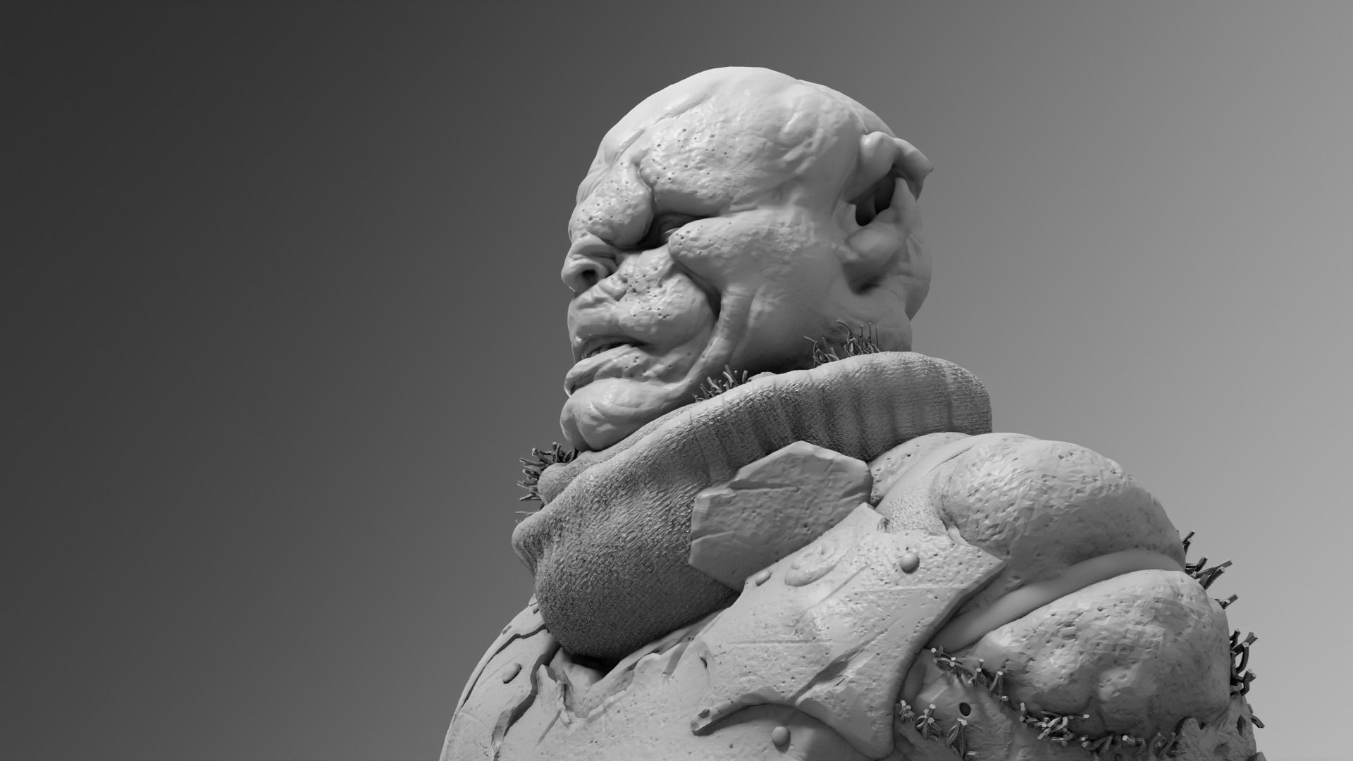 Lawrence Makoare -  Gothmog - Lord of the Rings 3D print model_17