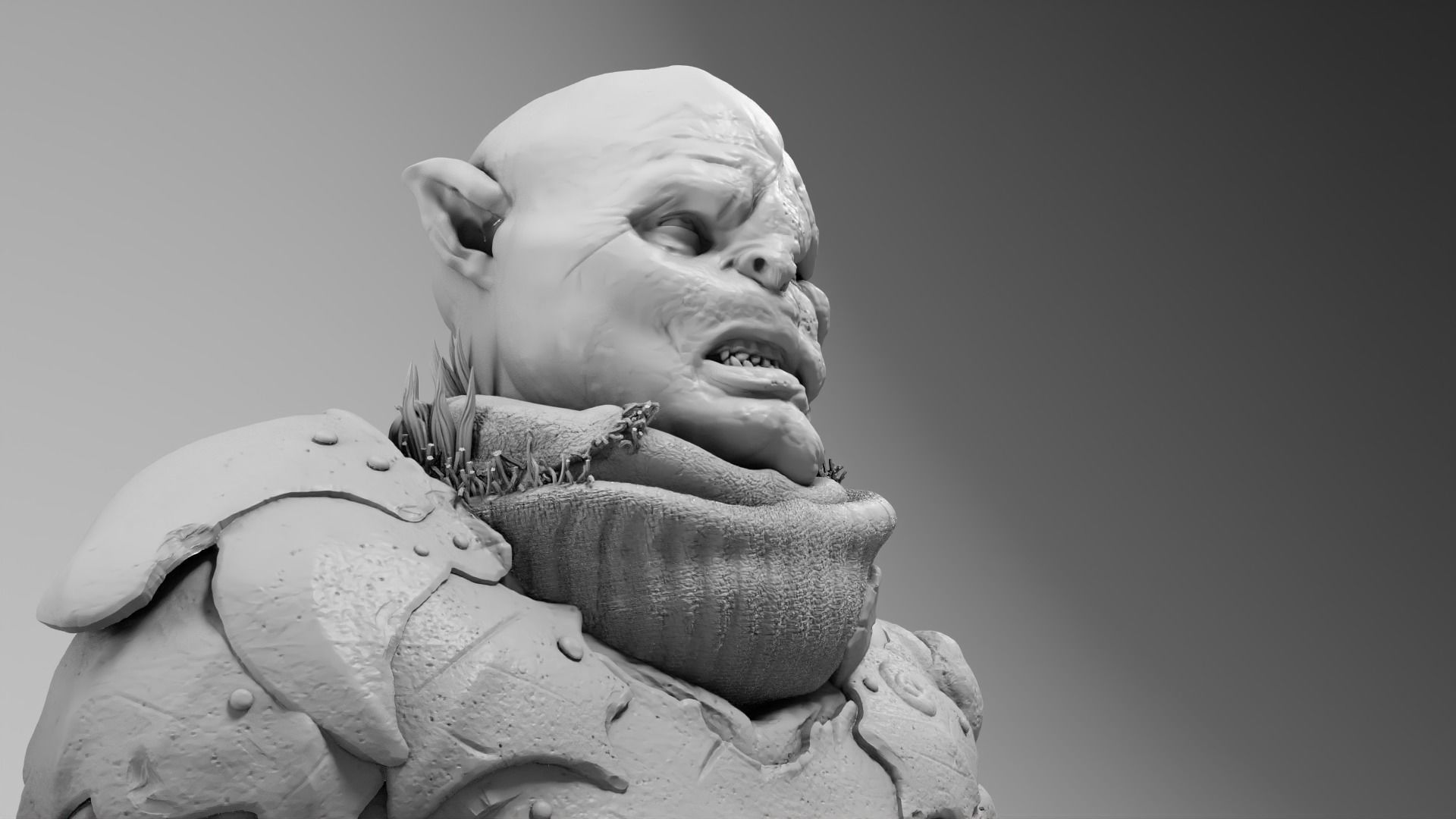 Lawrence Makoare -  Gothmog - Lord of the Rings 3D print model_14