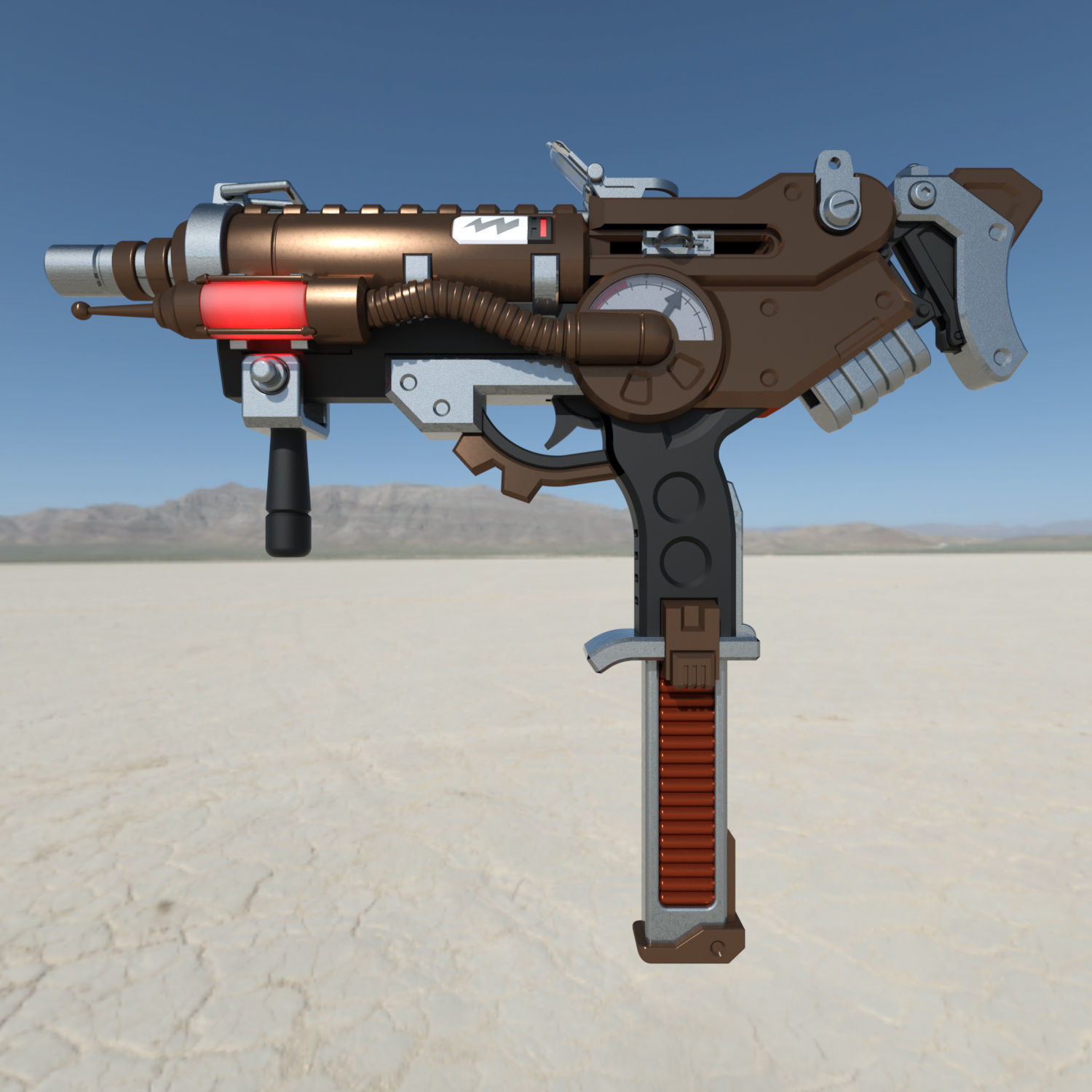 Overwatch Olivia Colomar Sombra Machine pistol Bride Skin  3D print model_0