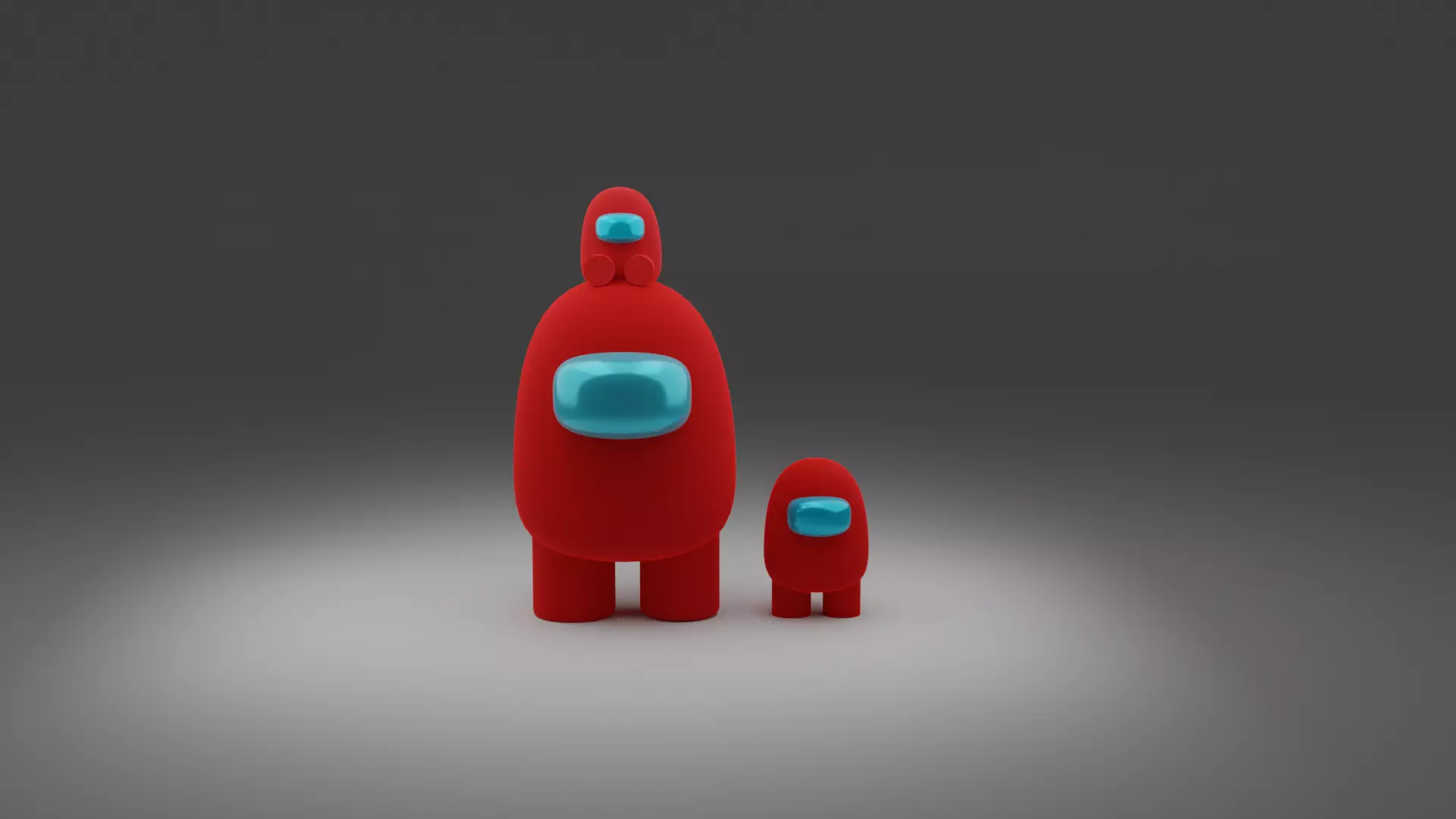 Among us character 3D model_0