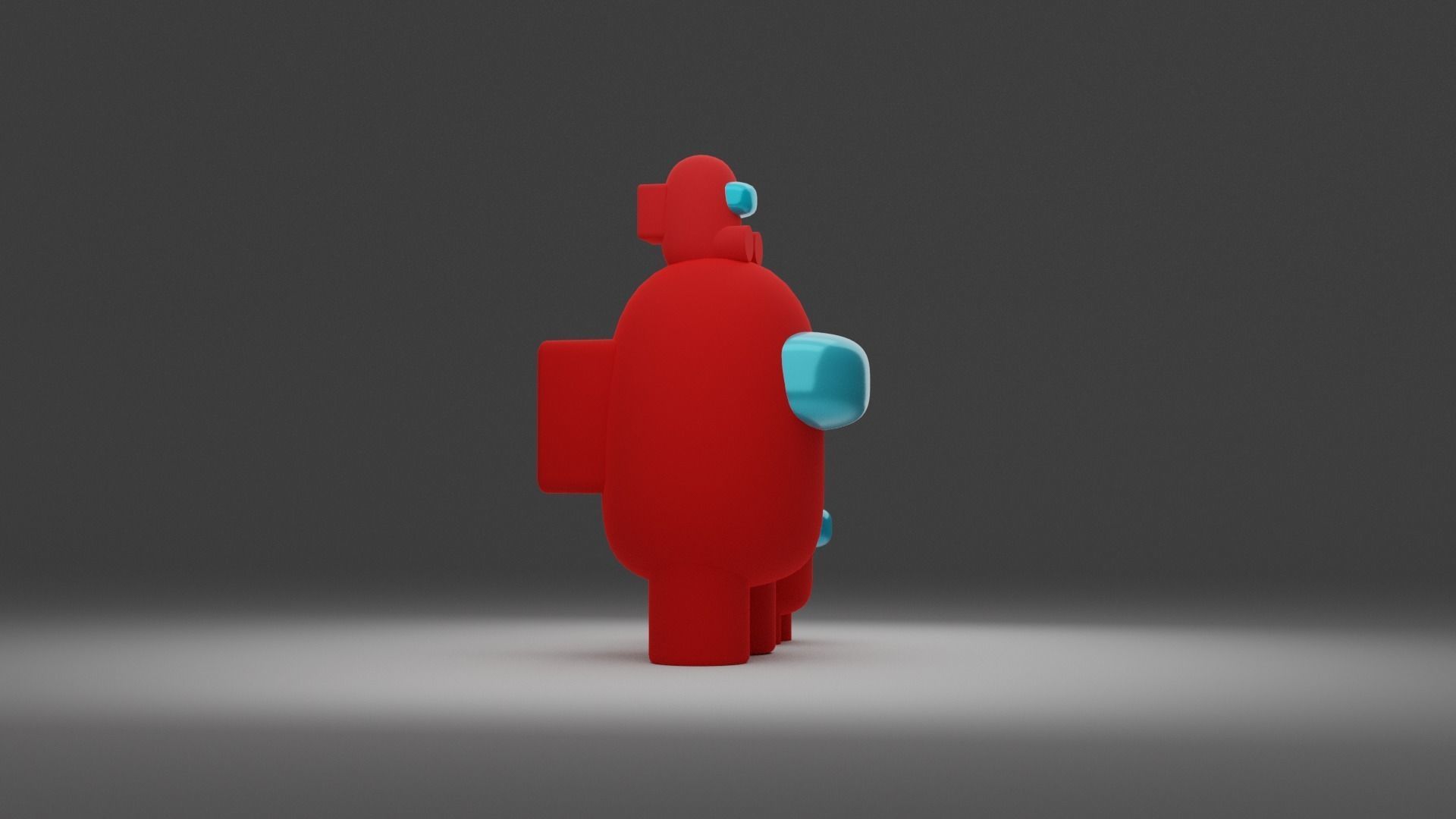 Among us character 3D model_2