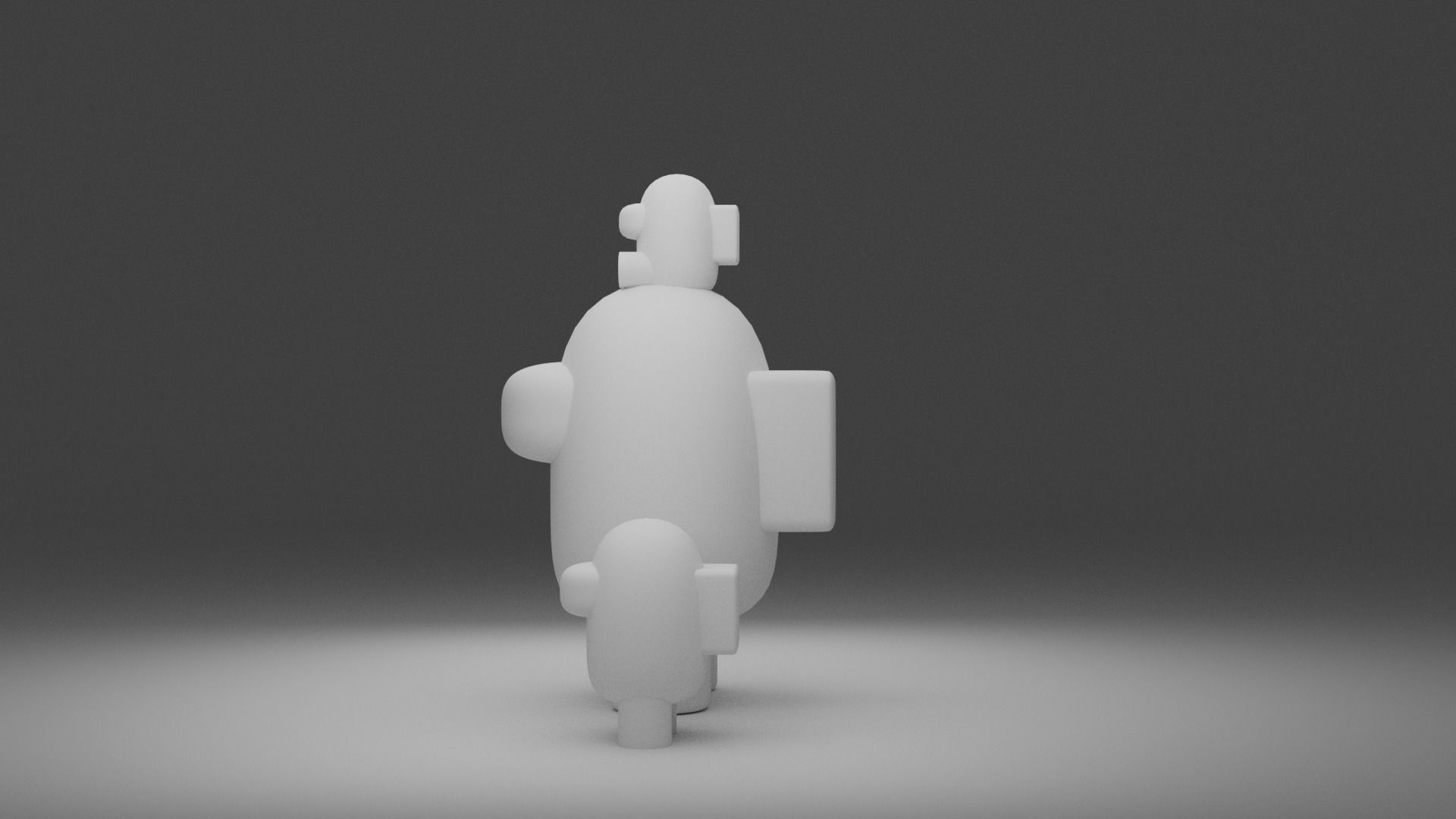 Among us character 3D model_5