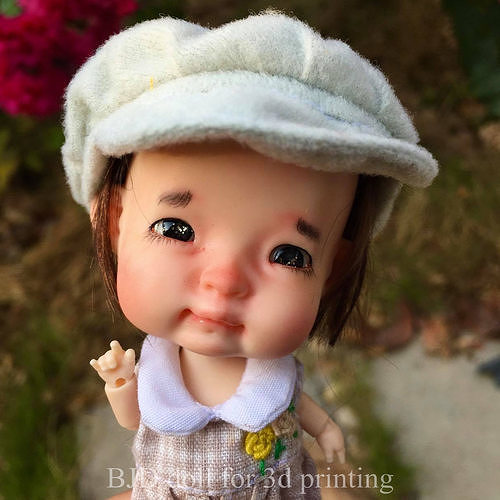 BJD doll for 3d printing is Baby cute 3D print model