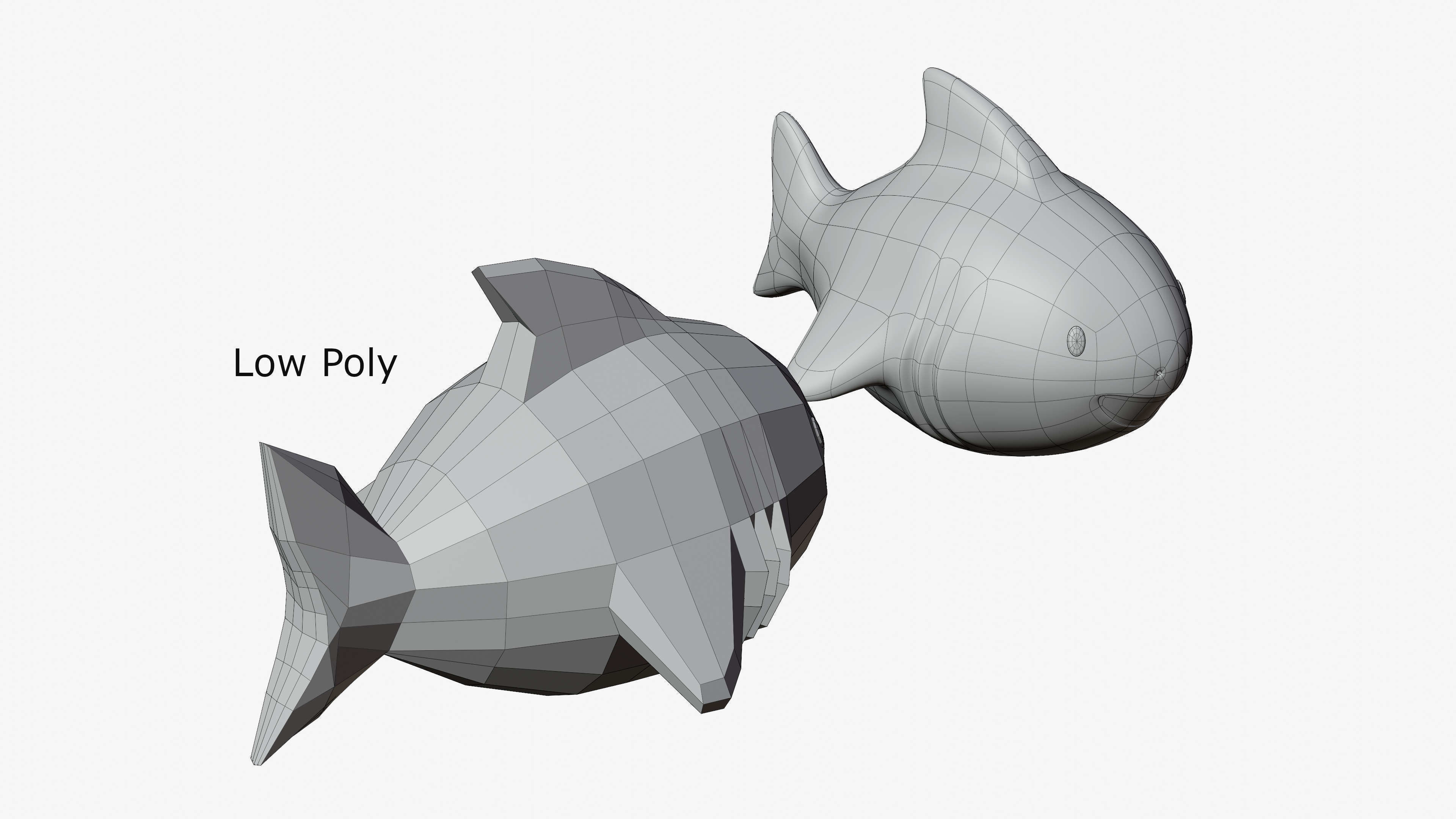 Toy Shark 3D model_7