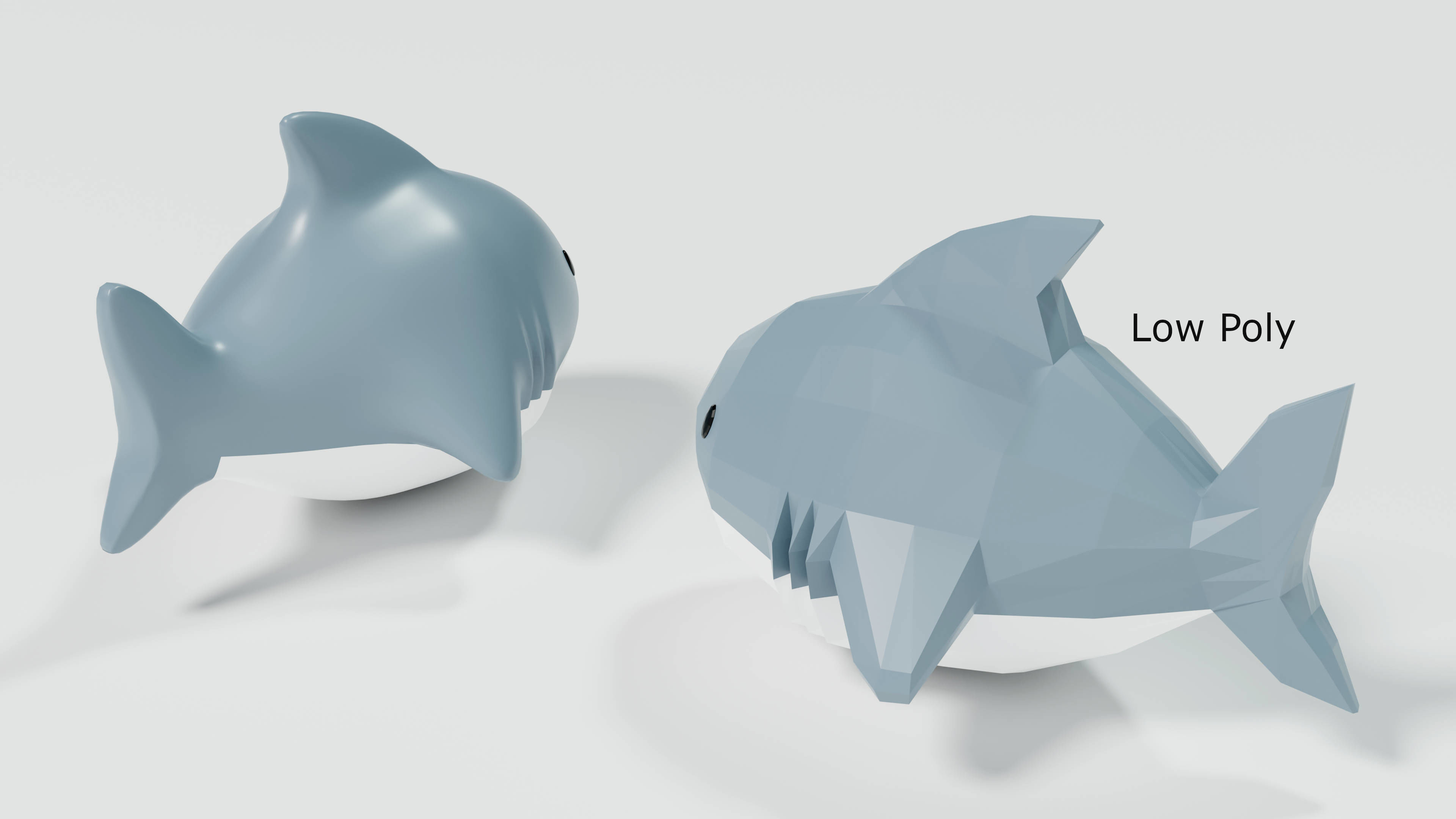 Toy Shark 3D model_4